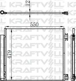 KRAFTVOLL GERMANY 08060027 - Конденсатор, кондиціонер avtolavka.club