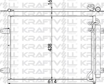 KRAFTVOLL GERMANY 08060135 - Конденсатор, кондиціонер avtolavka.club