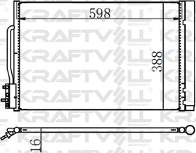 KRAFTVOLL GERMANY 08060238 - Конденсатор, кондиціонер avtolavka.club
