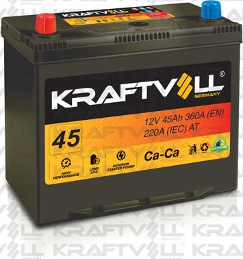 KRAFTVOLL GERMANY 18010004 - Стартерна акумуляторна батарея, АКБ avtolavka.club