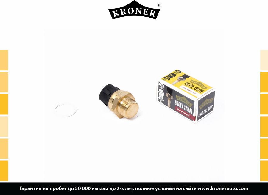Kroner K204046 - Термовимикач, вентилятор радіатора / кондиціонера avtolavka.club