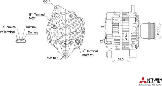 KUTNAK AUTOMOTIVE 723453/M - Генератор avtolavka.club