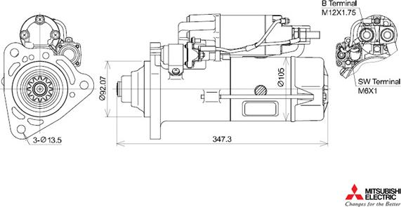 KUTNAK AUTOMOTIVE 723489/M - Стартер avtolavka.club