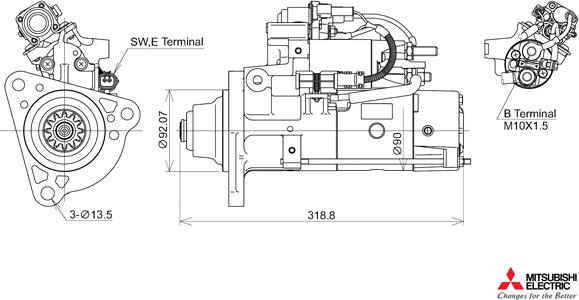 KUTNAK AUTOMOTIVE 723432/M - Стартер avtolavka.club