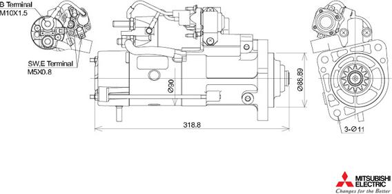 KUTNAK AUTOMOTIVE 723505/M - Стартер avtolavka.club