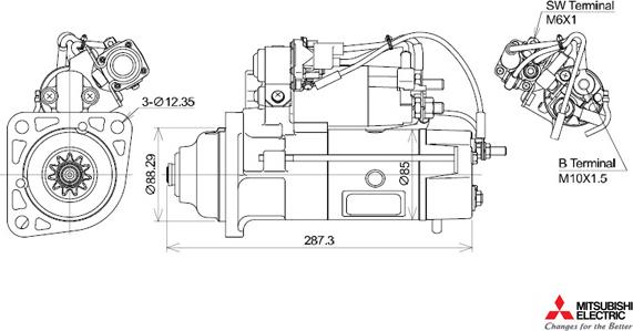 KUTNAK AUTOMOTIVE 723508/M - Стартер avtolavka.club