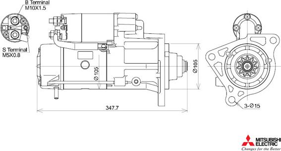 KUTNAK AUTOMOTIVE 723578/M - Стартер avtolavka.club