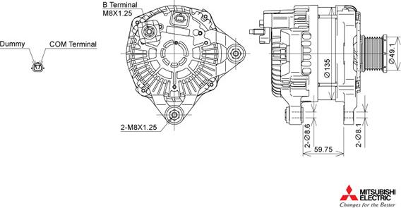 KUTNAK AUTOMOTIVE 723650/M - Генератор avtolavka.club