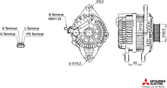 KUTNAK AUTOMOTIVE 722494/M - Генератор avtolavka.club