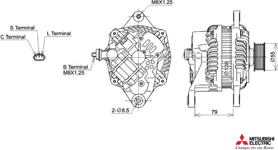 KUTNAK AUTOMOTIVE 722451/M - Генератор avtolavka.club