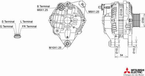 KUTNAK AUTOMOTIVE 727580 - Дзеркальне скло, вузол скла avtolavka.club