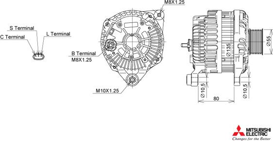 KUTNAK AUTOMOTIVE 722420/M - Генератор avtolavka.club