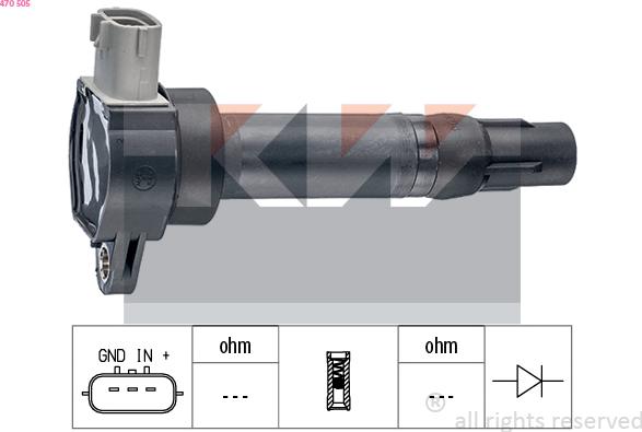 KW 470 505 - Котушка запалювання avtolavka.club