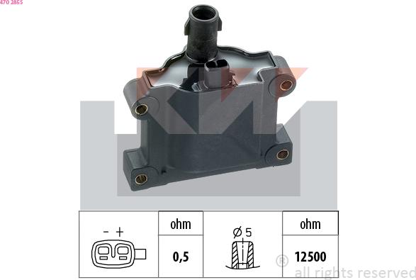 KW 470 285S - Котушка запалювання avtolavka.club