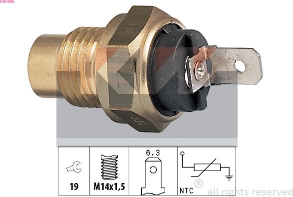 KW 530 096 - Датчик, температура масла avtolavka.club