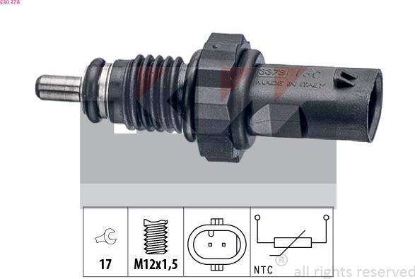 KW 530 378 - Датчик, температура масла avtolavka.club