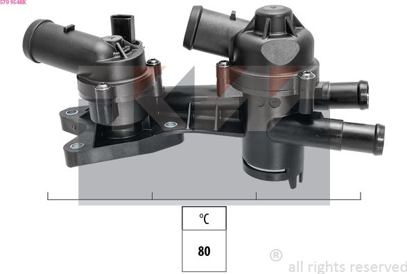 KW 579 954KK - Термостат, охолоджуюча рідина avtolavka.club