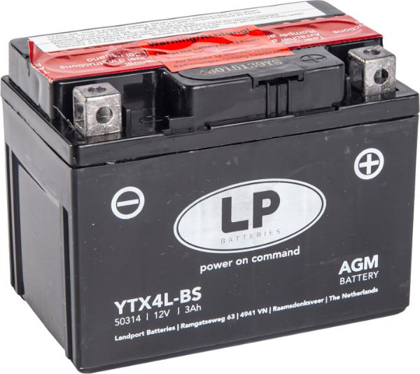 LandportBV MA LTX4L-BS - Стартерна акумуляторна батарея, АКБ avtolavka.club