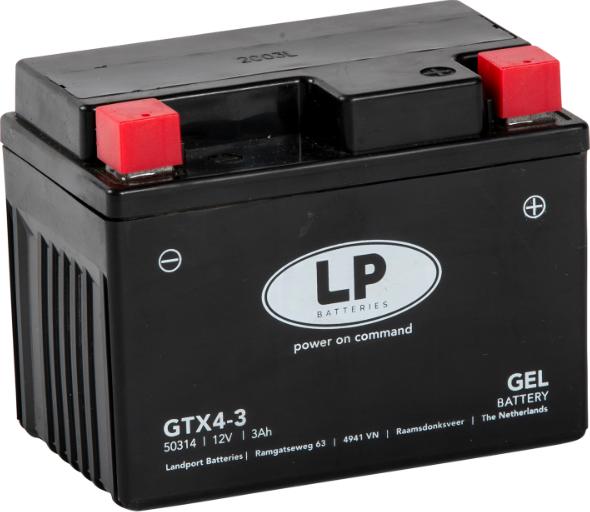 LandportBV MG LTX4-3 - Стартерна акумуляторна батарея, АКБ avtolavka.club
