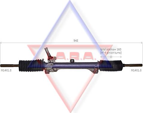 LA.R.A. 300022 - Рульовий механізм, рейка avtolavka.club