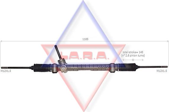 LA.R.A. 290006 - Рульовий механізм, рейка avtolavka.club