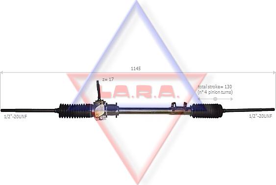 LA.R.A. 200009 - Рульовий механізм, рейка avtolavka.club