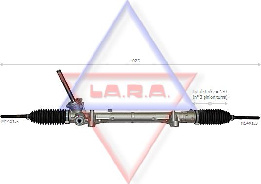 LA.R.A. 280009 - Рульовий механізм, рейка avtolavka.club