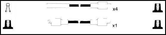 LEMARK HOES947 - Комплект проводів запалювання avtolavka.club