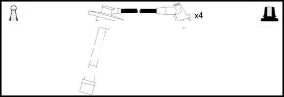 LEMARK HOES454 - Комплект проводів запалювання avtolavka.club