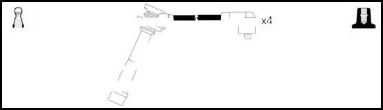 LEMARK HOES466 - Комплект проводів запалювання avtolavka.club