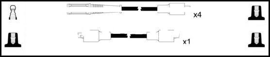 LEMARK HOES420 - Комплект проводів запалювання avtolavka.club