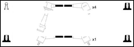 LEMARK HOES479 - Комплект проводів запалювання avtolavka.club