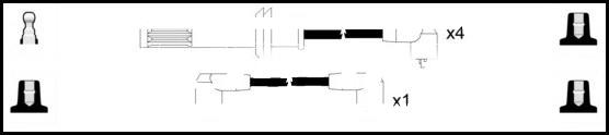 LEMARK HOES583 - Комплект проводів запалювання avtolavka.club