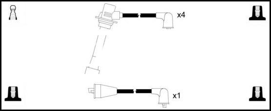 LEMARK HOES699 - Комплект проводів запалювання avtolavka.club