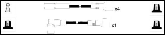 LEMARK HOES614 - Комплект проводів запалювання avtolavka.club