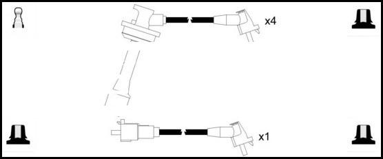 LEMARK HOES686 - Комплект проводів запалювання avtolavka.club