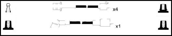 LEMARK HOES1134 - Комплект проводів запалювання avtolavka.club