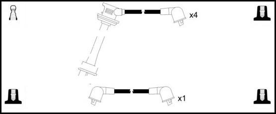 LEMARK HOES1128 - Комплект проводів запалювання avtolavka.club