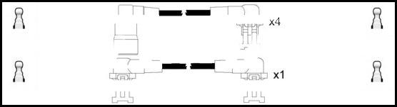 LEMARK HOES132 - Комплект проводів запалювання avtolavka.club