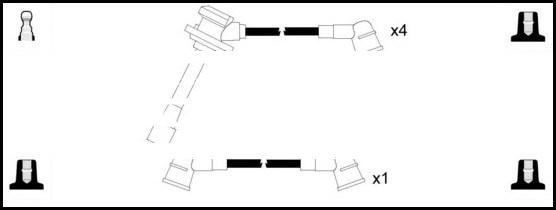 LEMARK HOES1209 - Комплект проводів запалювання avtolavka.club