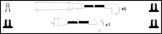 LEMARK HOES348 - Комплект проводів запалювання avtolavka.club