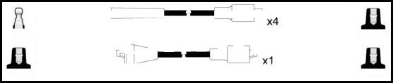 LEMARK HOES336 - Комплект проводів запалювання avtolavka.club