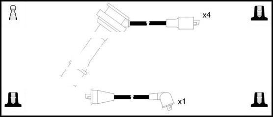 LEMARK HOES277 - Комплект проводів запалювання avtolavka.club