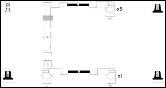 LEMARK HOES758 - Комплект проводів запалювання avtolavka.club