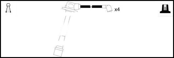 LEMARK HOES708 - Комплект проводів запалювання avtolavka.club