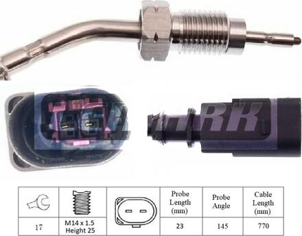 LEMARK LXT060 - Датчик, температура вихлопних газів avtolavka.club