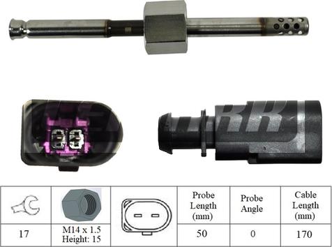 LEMARK LXT014 - Датчик, температура вихлопних газів avtolavka.club