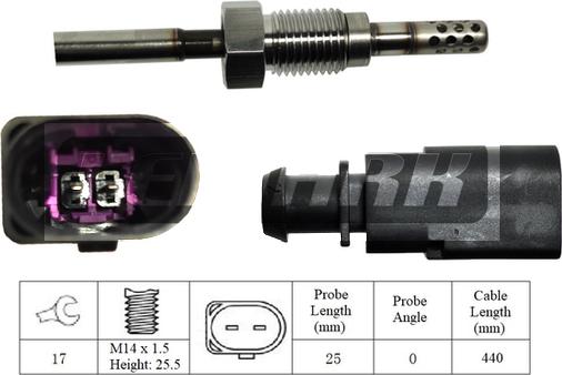 LEMARK LXT015 - Датчик, температура вихлопних газів avtolavka.club