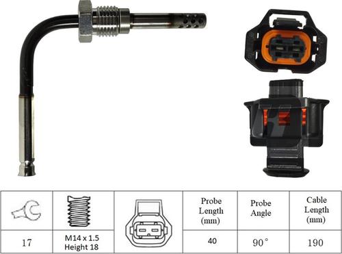 LEMARK LXT134 - Датчик, температура вихлопних газів avtolavka.club