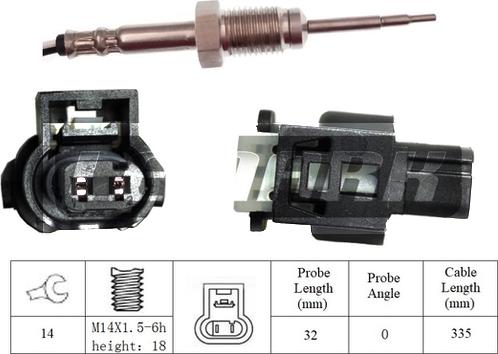 LEMARK LXT359 - Датчик, температура вихлопних газів avtolavka.club